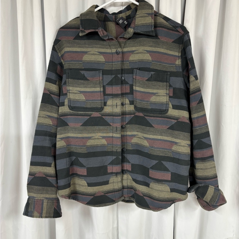 Mountain Hardwear Plaid Shirt - Black and Brown